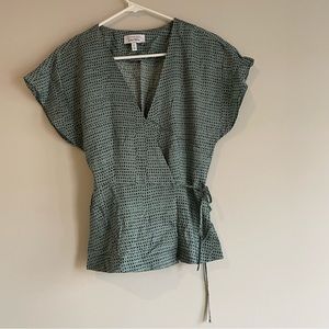 & Other Stories Womens Wrap Blouse